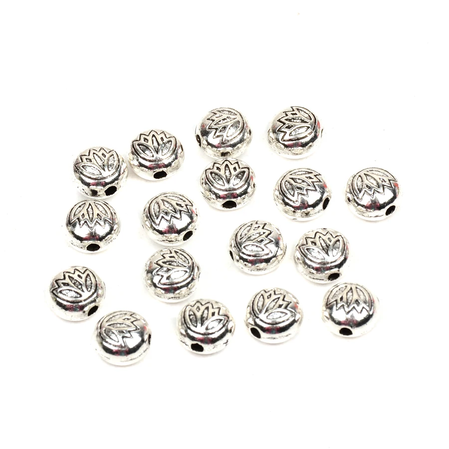 Tibetan Silver Metal Beads DIY Jewelry Making Needlework Bracelet DIY Accessories Wholesale