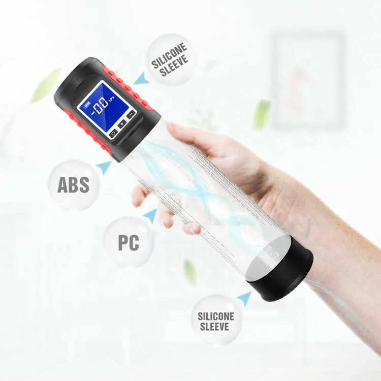 LED Screen Display Vacuum Electric Penis Vacuum Pumps Sex Toys to Enlargement Penis Pump for Men