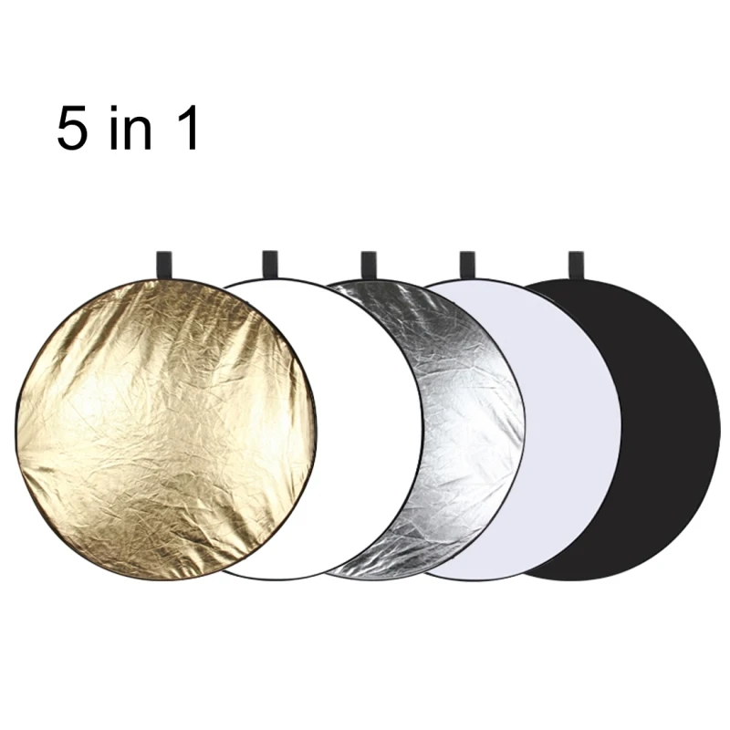 Dropshipping reflector photography kit PULUZ 110cm 5 in 1 Folding Photo Studio Reflector Board light reflector for photography