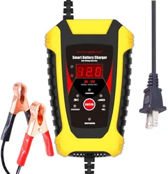 6 в 12 В автоматическое автомобильное зарядное устройство для аккумуляторов 5 ступеней для мотоцикла автомобиля лодки морской гель VRLA свинцово-кислотный аккумулятор зарядное устройство для обслуживания