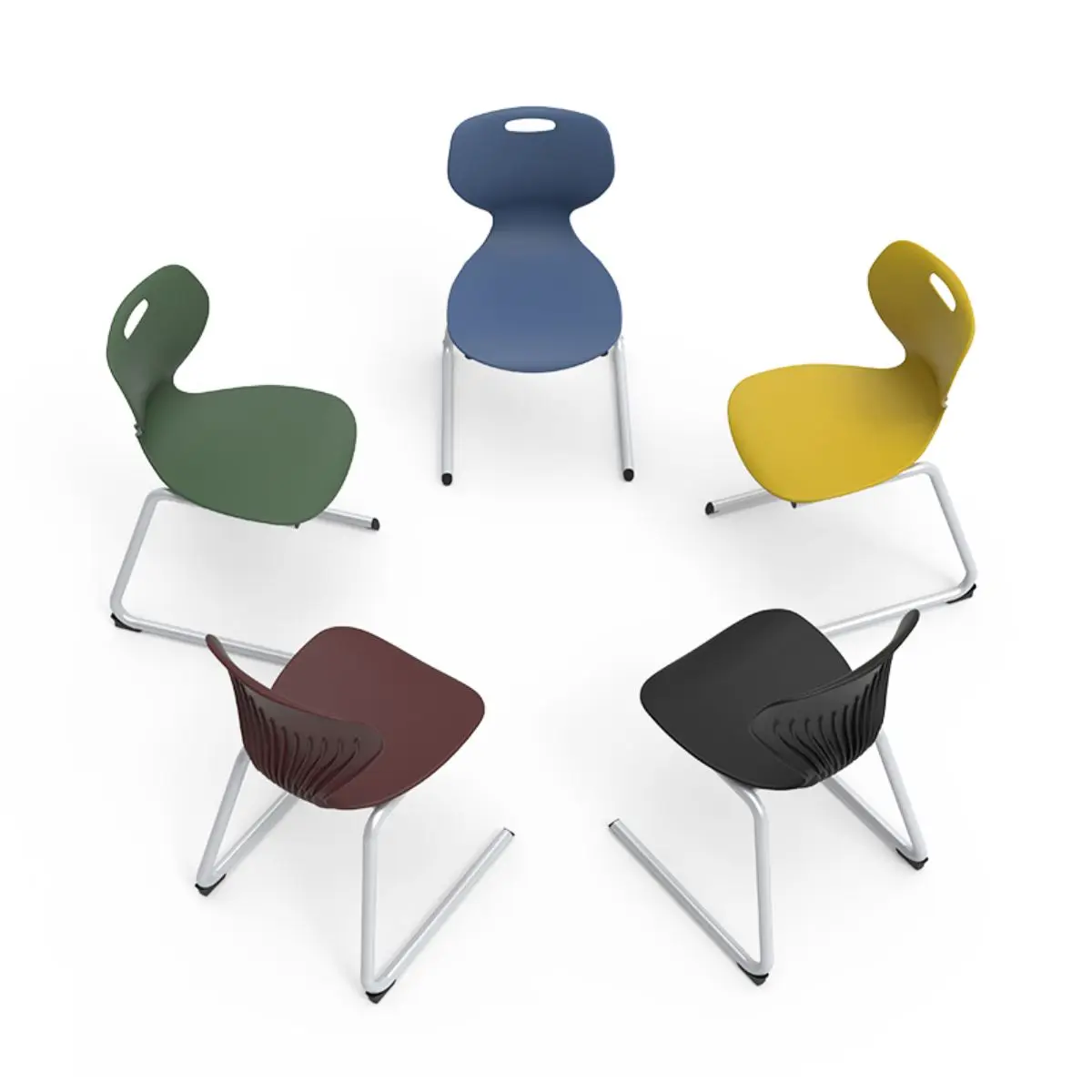 Hotel Dining Room Outdoor Scene Furniture Cheap Price Modern Restaurant Leisure Cafe Stackable Plastic Chair Dining