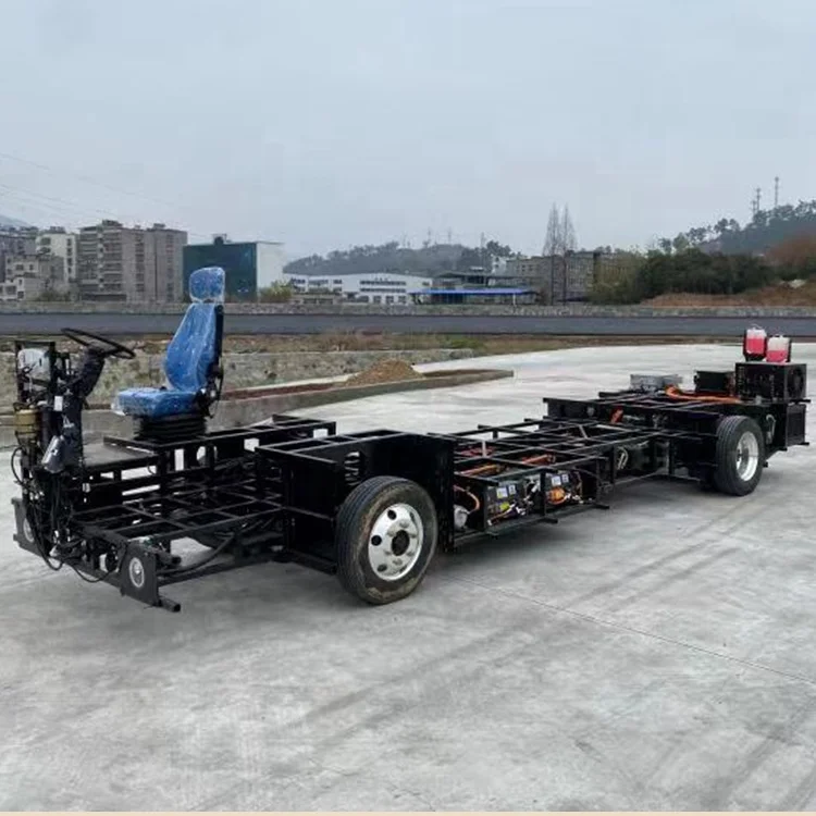 new energ 6 meter to 12 meter chassis electric bus frame chassis