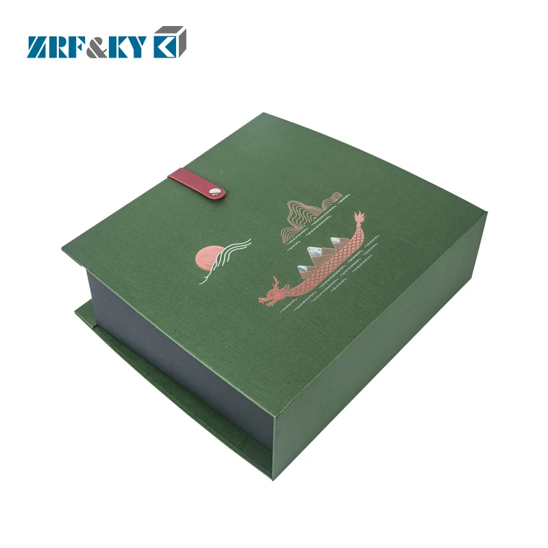 Chinese Style Paper Carry Gift Box For Rice Dumpling, Dessert, Chocolate