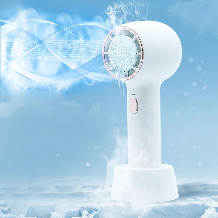Vissko Handheld Outdoor Refrigeration Fan 2000mah Desktop Small Household Cold Compress Mute Refrigerator Fan