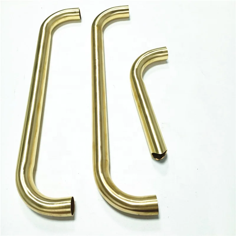Brass tube bending service brass pipe bending copper tube bending brass handle processing Radiator copper tube