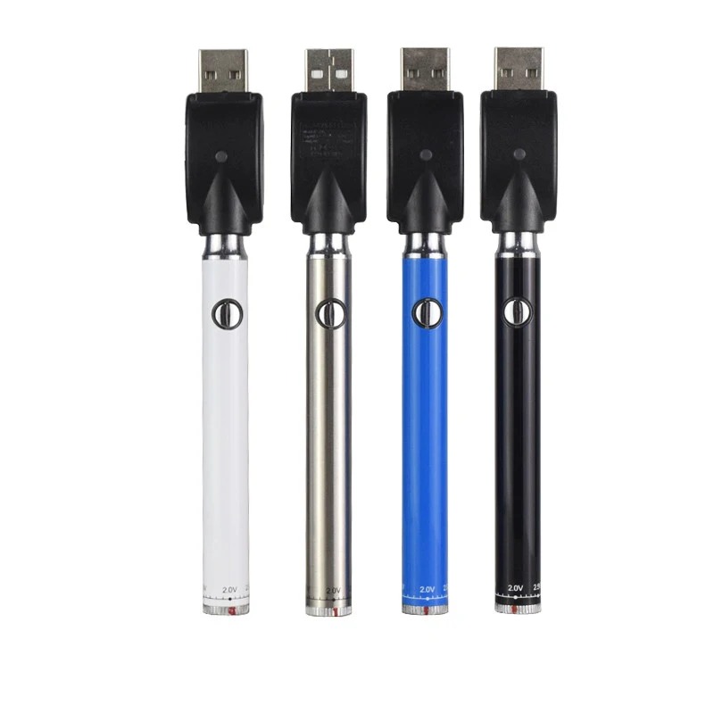  CBD 510 аккумуляторная батарея 350 мАч перезаряжаемая cbd vape pen kit с регулируемым