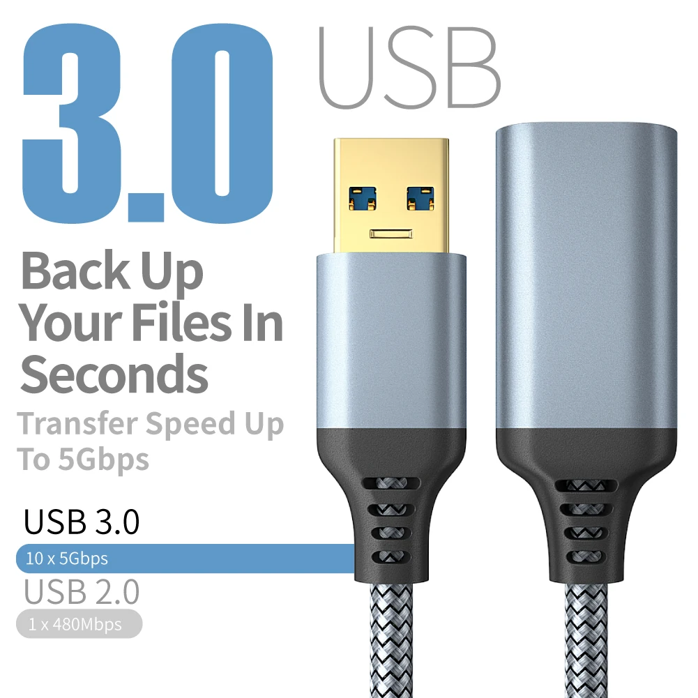  Оптовая продажа по низкой цене от производителя Удлинительный USB-кабель 2 м адаптер USB 3 0