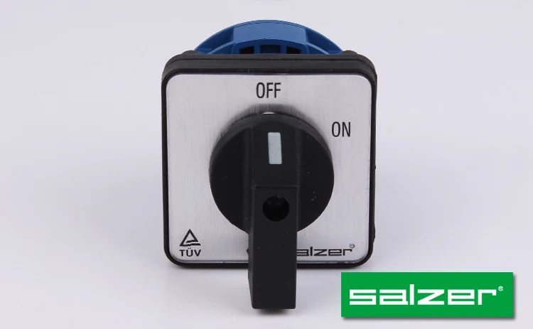 SALZER SA25 25Amp OFF-ON 2 position 2Pole 61002 cam switch disconnect switch rotary selector  (TUV,CE and CB Approved)