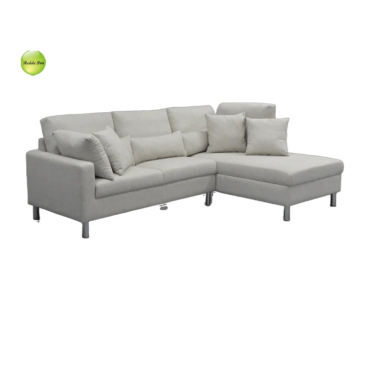 Modern Cheap Sofas L Shape White Luxury Leather Corner Sectional Sofa Set Furniture Living Room
