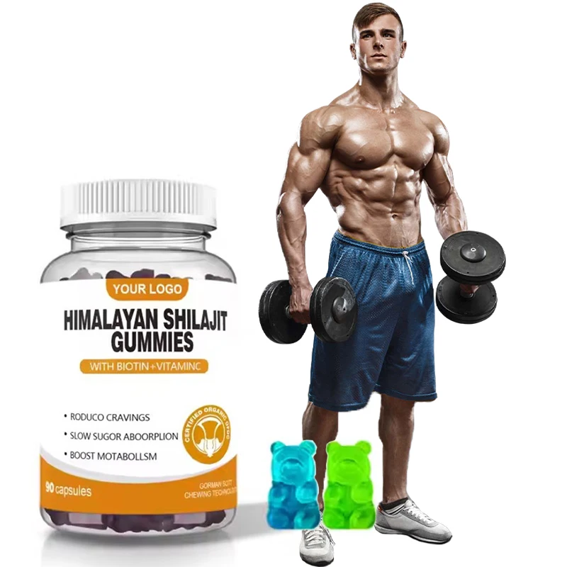 Private Label Supplement Shilajit Gummies Manuka Honey Shilajit Extract Natural Organic Himalayan Resin Shilajit Gummies