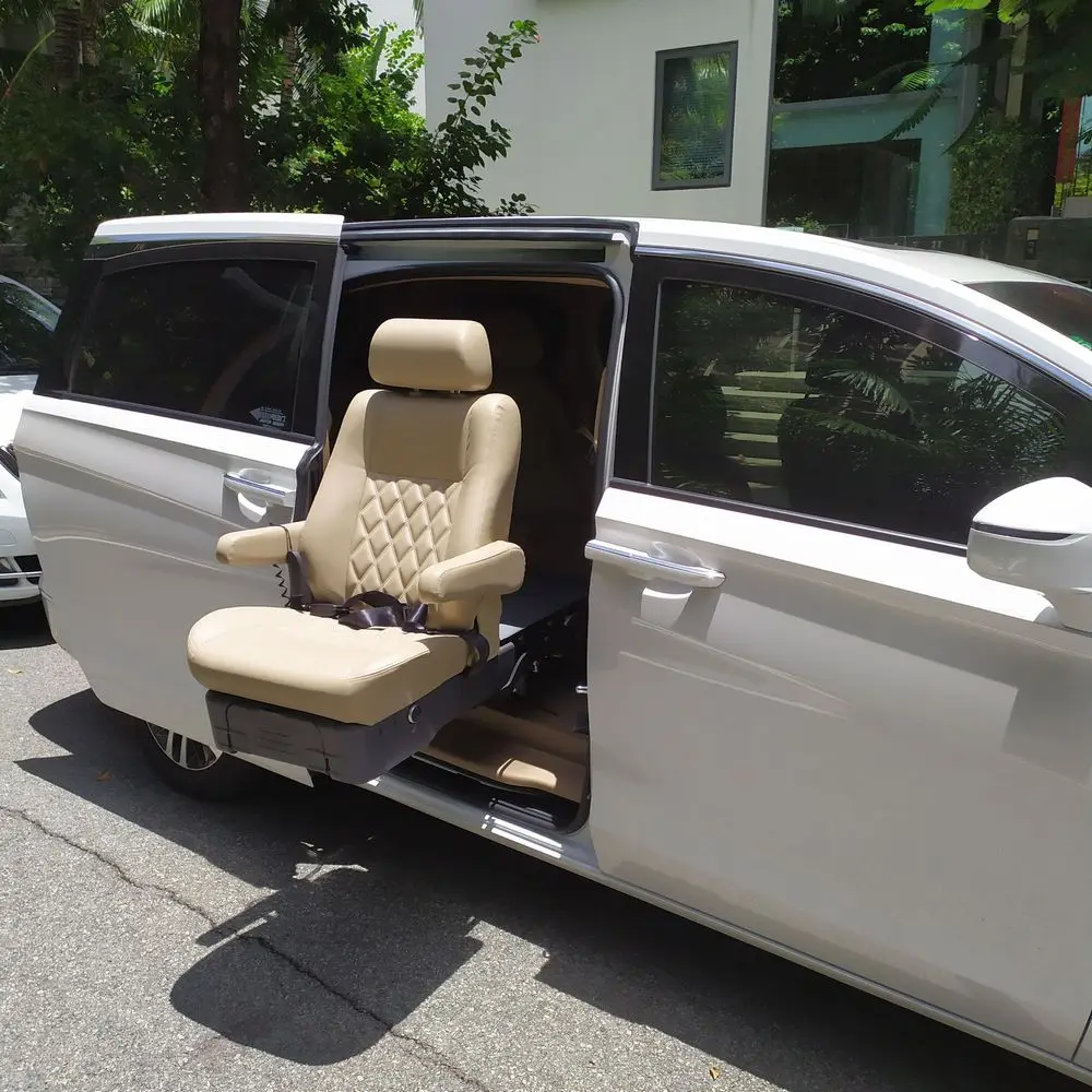 Disabled Handicap Electric Swivel Lifting Car Seats Turning Programmable Adjustable Auto Seat for Van MPV SUV Loading 150KG