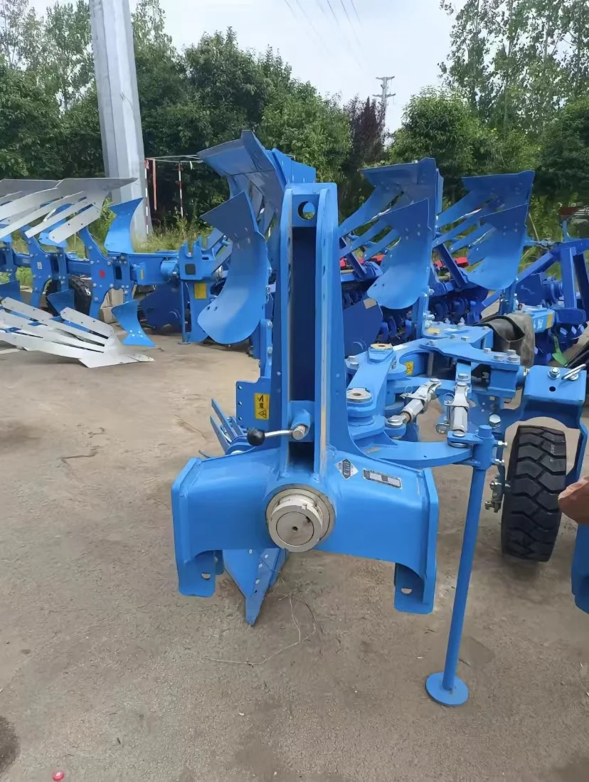 Free shipping Cheep agricultural equipment Hydraulic reversible turning plough machine share plow for tractor