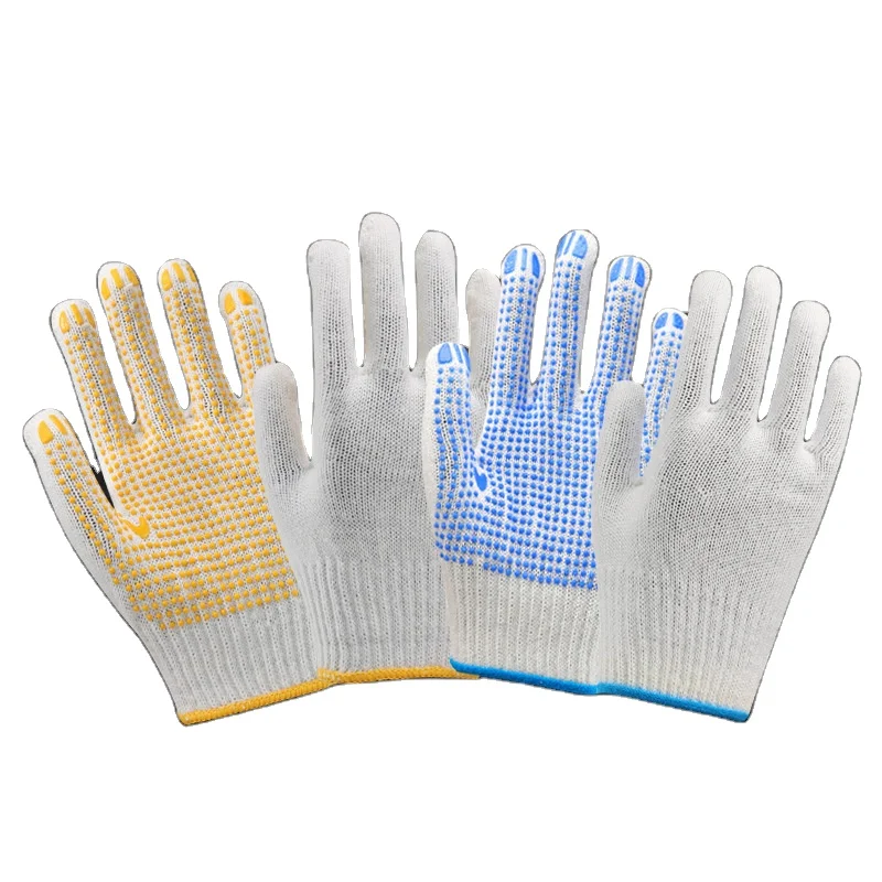 SWC003 Factory rescue protective gloves heat protectant  reusable industrial mechanic safety glove cotton work gloves