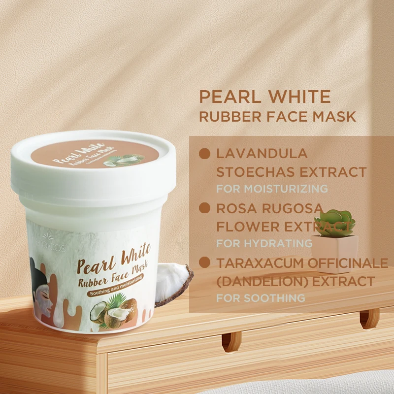 Coconut  Collagen Crystal Jelly Mud Facial Gel Mask Face Anti Aging Jelly Powder Mask