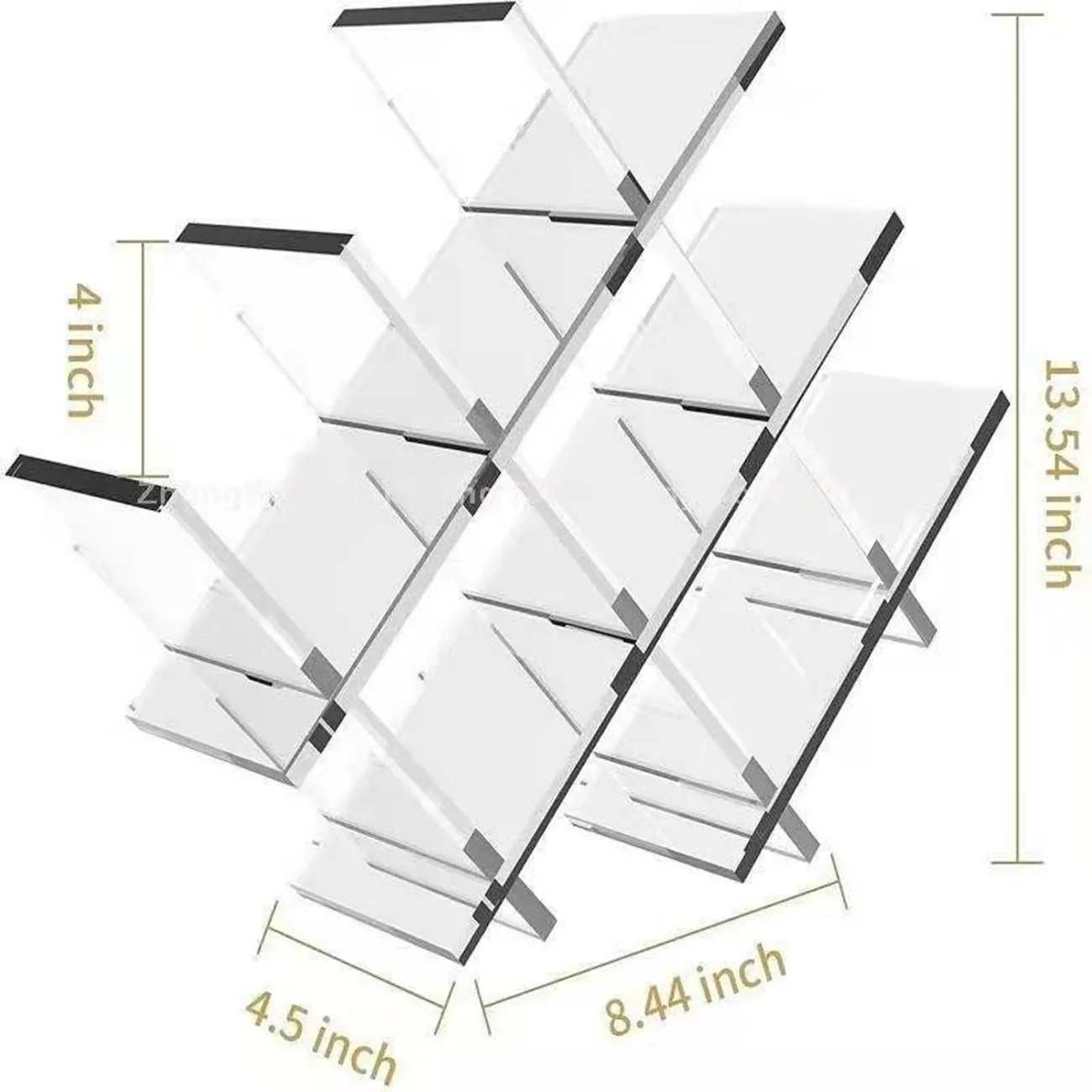 Wholesale Custom Clear Acrylic Wine Rack Display Stand Acrylic Single Wine Bottle Holder