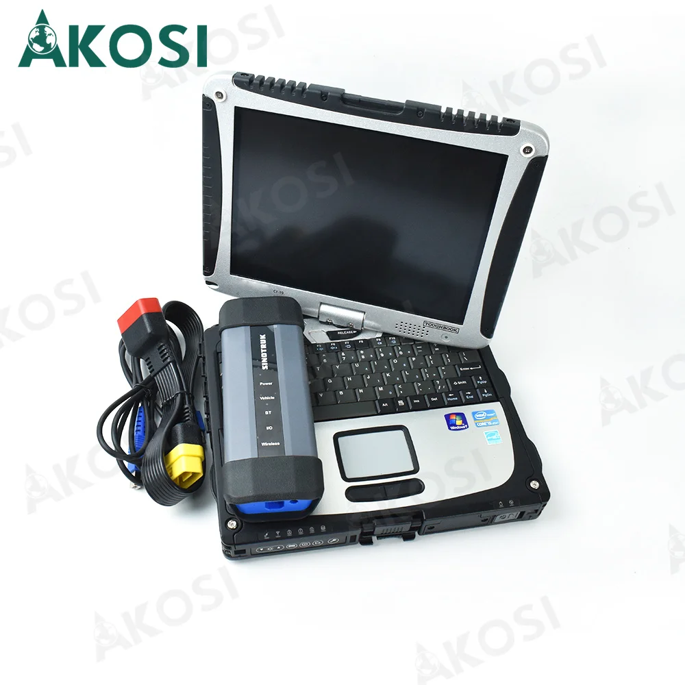 Диагностический инструмент для грузовика Sinotruk EOL OBD Diesel HOWO A7/T7H/Sitrak/Hohan диагностический + ноутбук CF19