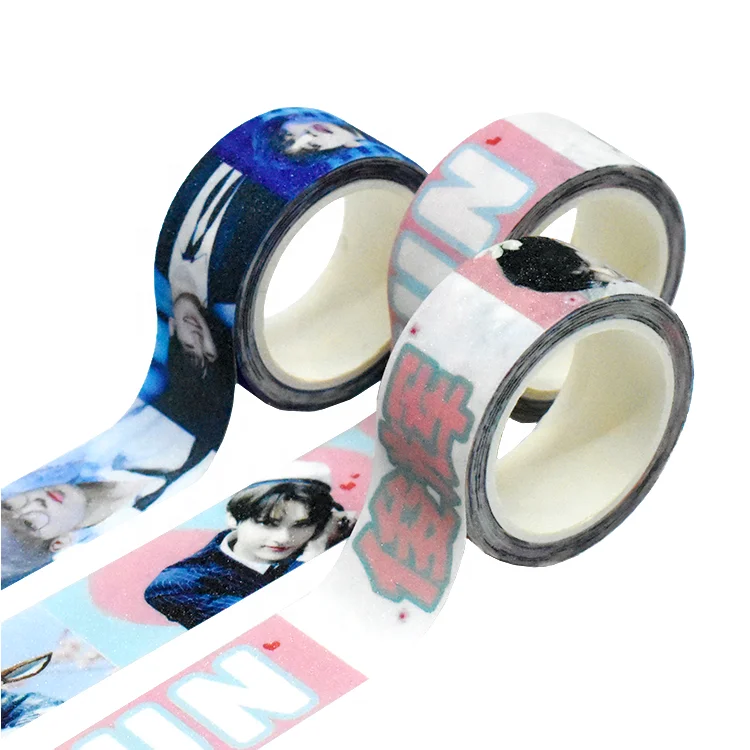 American Craft Waterproof Glitter Masking Washi Tapes custom