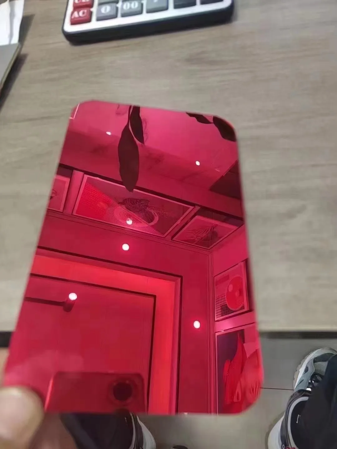 2023 Mirror Bamboo Charcoal Wood Veneer Wall Panel Wallpaper Board Coextruded Panels for KTV/Bar Customized