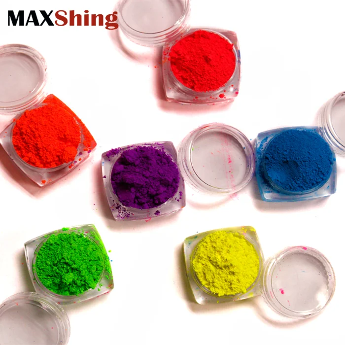 Water Based Color Neon Dye Fluorescent Pigment Powder for Ink/Candle/Resin/Paint/Craft