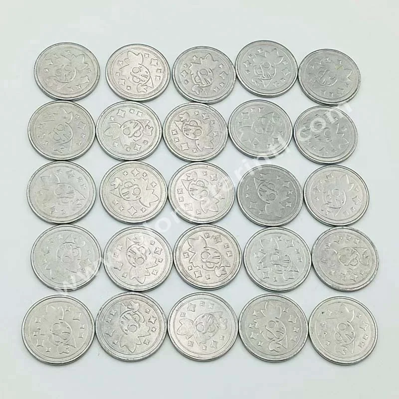 Gumball/toys/ claw game machine metal coin operated vending machine arcade token coin Wholesale customized token