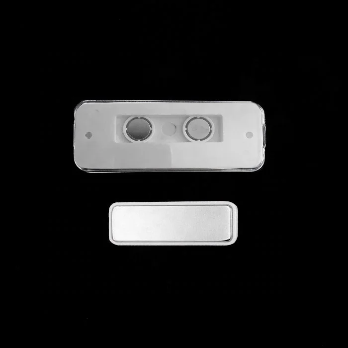 Professional Hot Sale Items 79*32mm Size Name Tag Type Custom Reusable Acrylic Magnetic Name Badge Holder