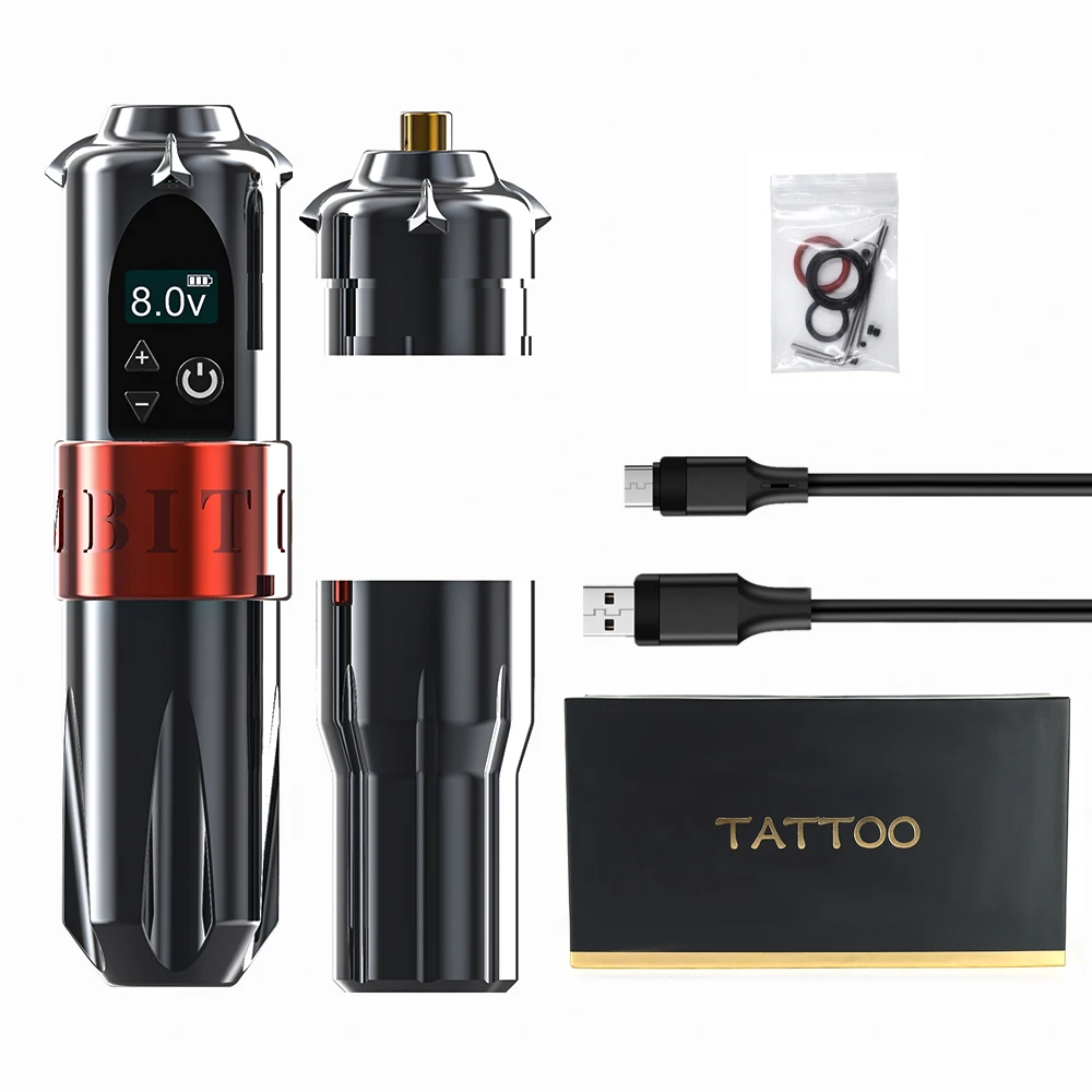 Новейшая Высококачественная тату-ручка Ambition оптовая продажа беспроводная вращающаяся машинка для перманентного