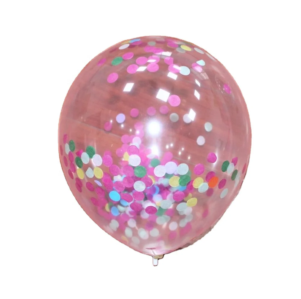Factory direct sales12 inch party decoration Iridescent Confetti Balloons