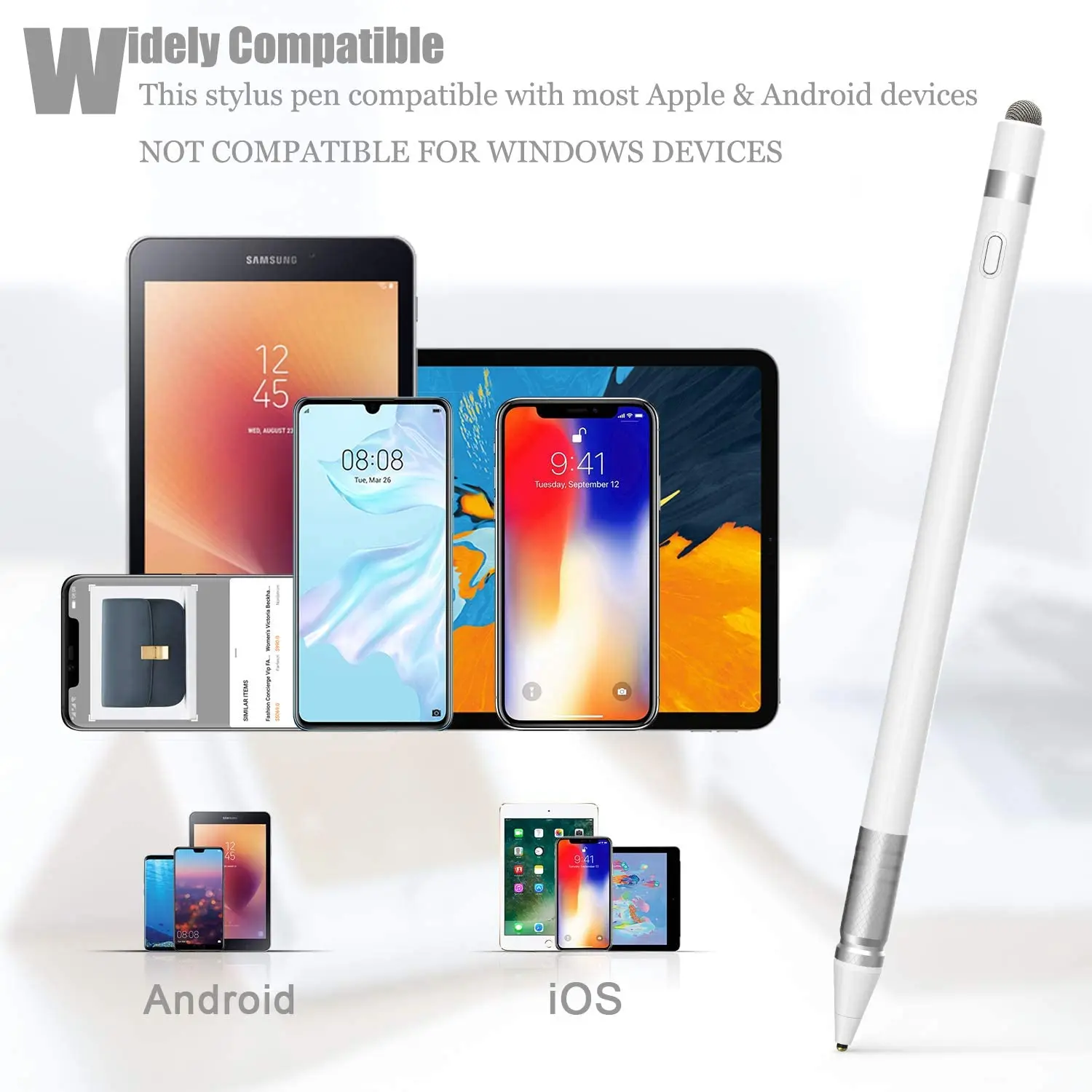 Lenovo Best Universal Stylus Touch Screen Pen Capacitive for IOS Android Window Pen