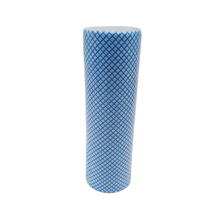 kitchen dry wet dual use cleaning cloth roll Disposable nonwoven rag rolls