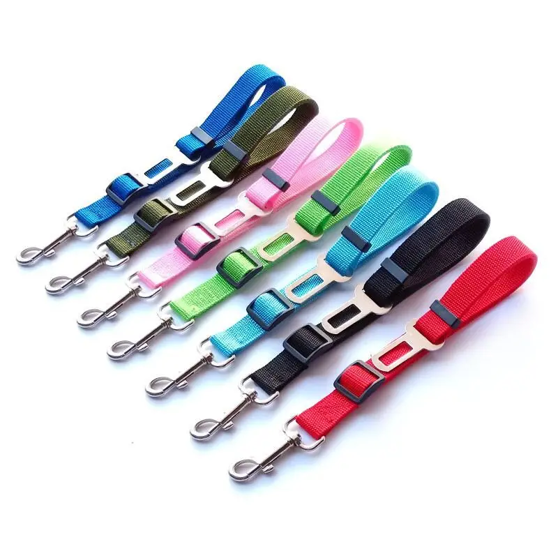 Hot Selling Car Pet Safety Belt Polyester Car Safety Belt Cat Dog Car Traction Safety Belts