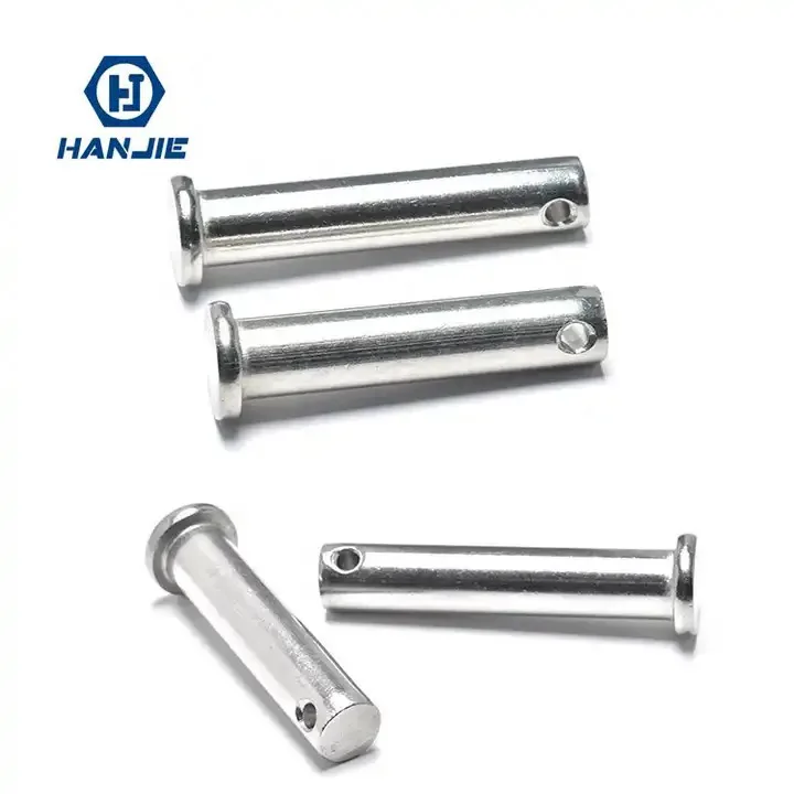 A2-70 Stainless Steel Clevis Pin with Hole M8*70 Flat Head Pivot Pin