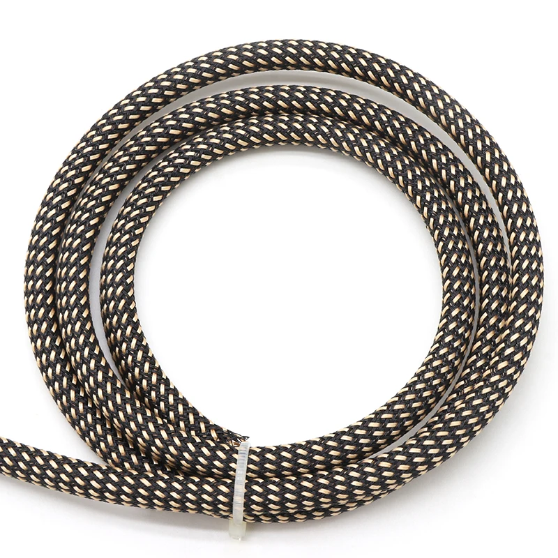 Braided 8mm Expandable Mesh Tube Protection Sleeve Fabric Cable Sleeves for 6mm-10mm Cable
