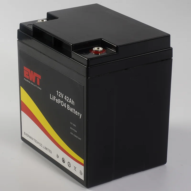 Prismatic LiFePO4 Battery 12.8V 42AH for Golf Car EV RV Electric Bicycle