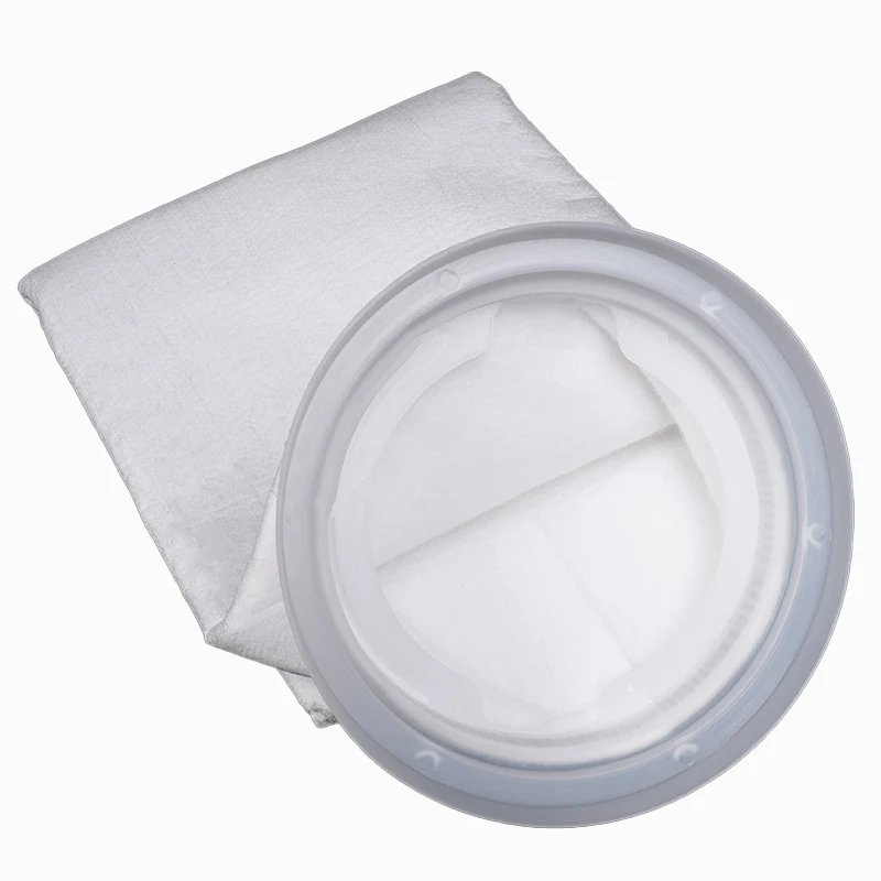 Factory Direct&Support OEM 0.1 1 5 100 micron NMO PP PE  PTFE filter bag with Plastic ring or stain for Water Filter bag Housing