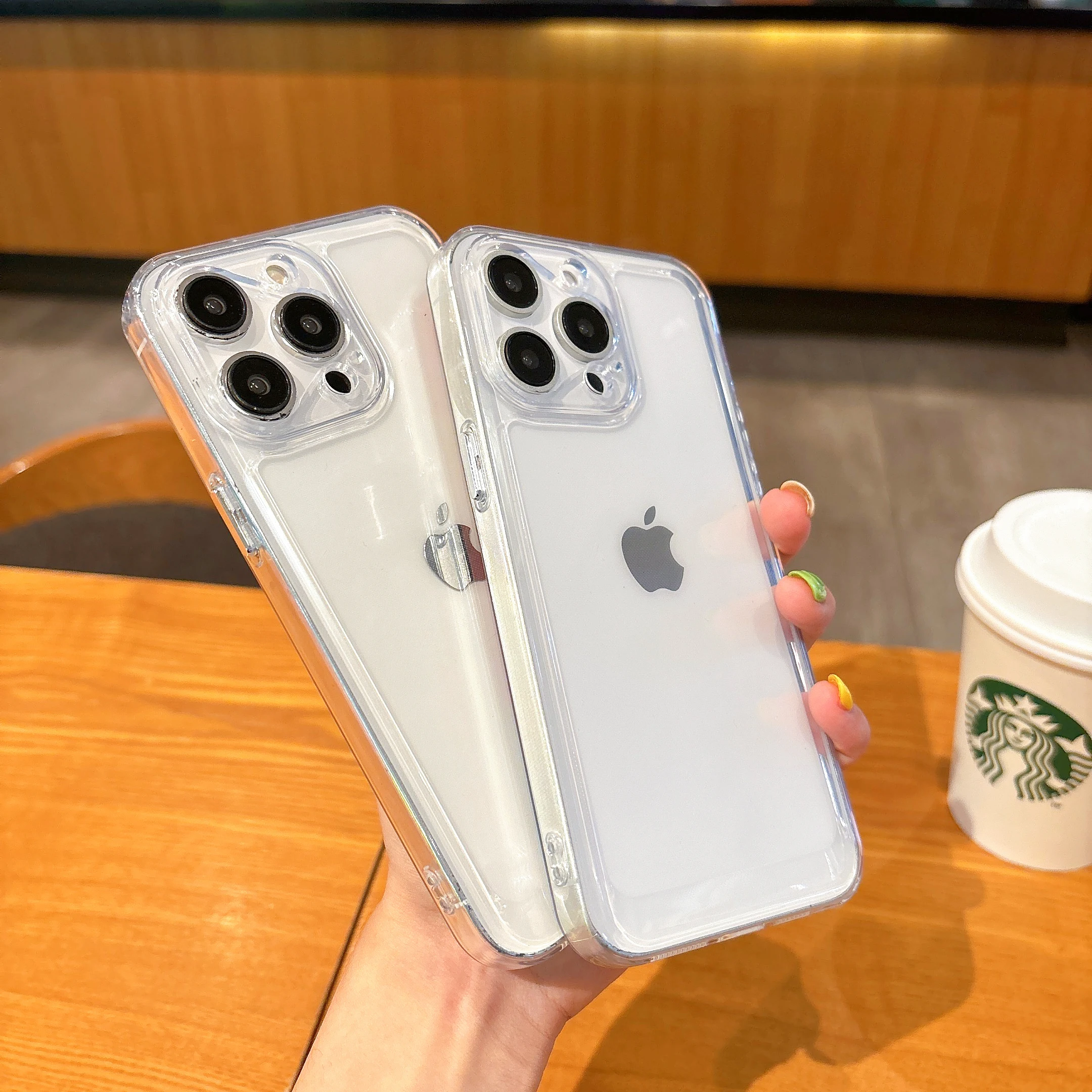 New Instant Change To iPhone 16 Design Phone Case For iPhone 15 14 Plus 13 12 Pro Max 11 Shockproof Soft TPU Bumper Clear Cover