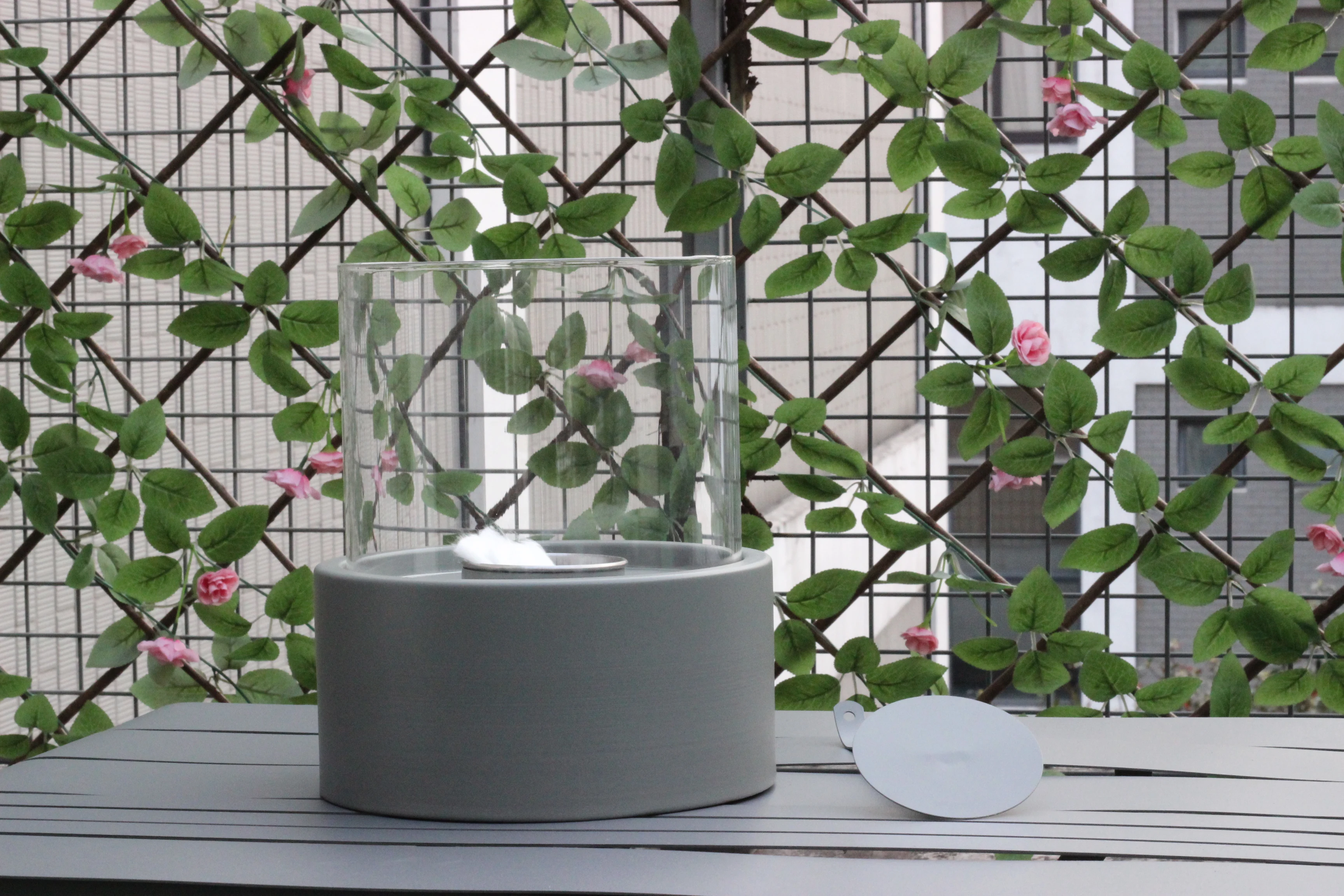 SOUSTAR Table top glass moveable bio ethanol Fireplace Burnr Ethanol