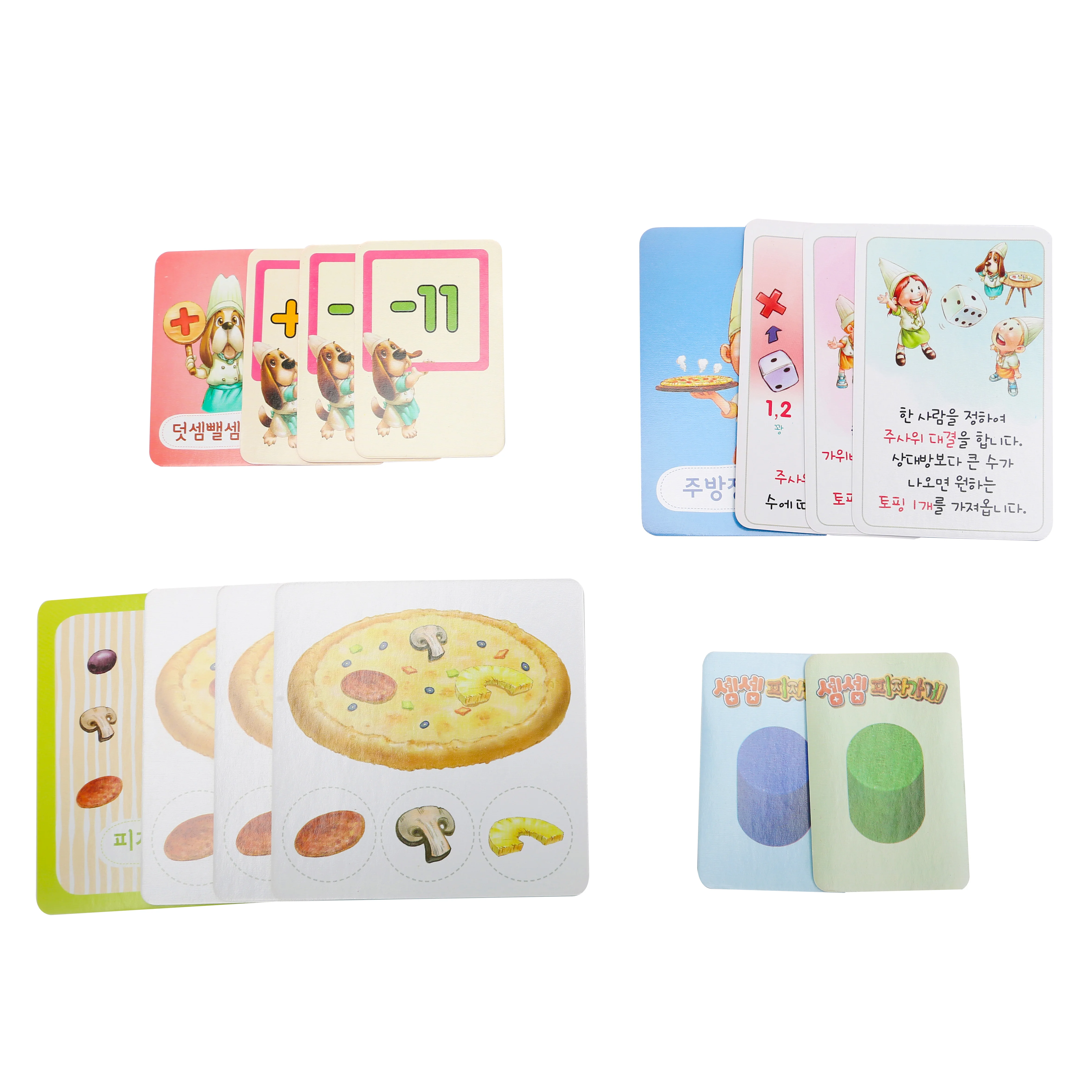 Custom Kids Flash Cards for Toddlers 2-6 Years Educational Playing Paper Cards for Preschool Learning with Colors Shapes  Cook