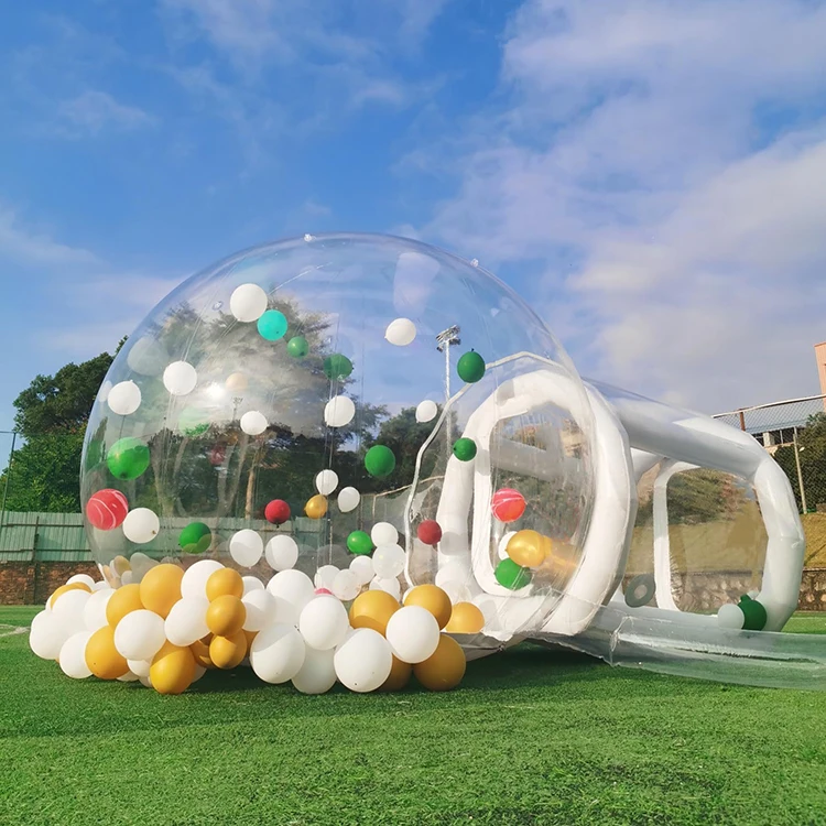 Customized Outdoor inflatable bubble tent wedding party transparent igloo dome tent pvc clear balloon inflatable bubble house