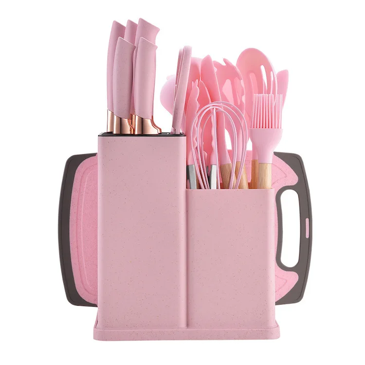 Professional Cheap Price Factory Direct 19pcs Silicone Cooking Utensil Set Silicone Kitchen Accessories
