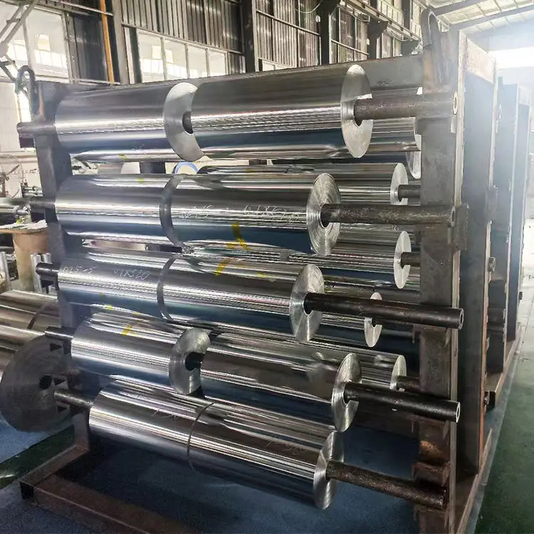 8011 3004 aluminum foil price manufacturer factory for sale Aluminium foil roll jumbo price for food container