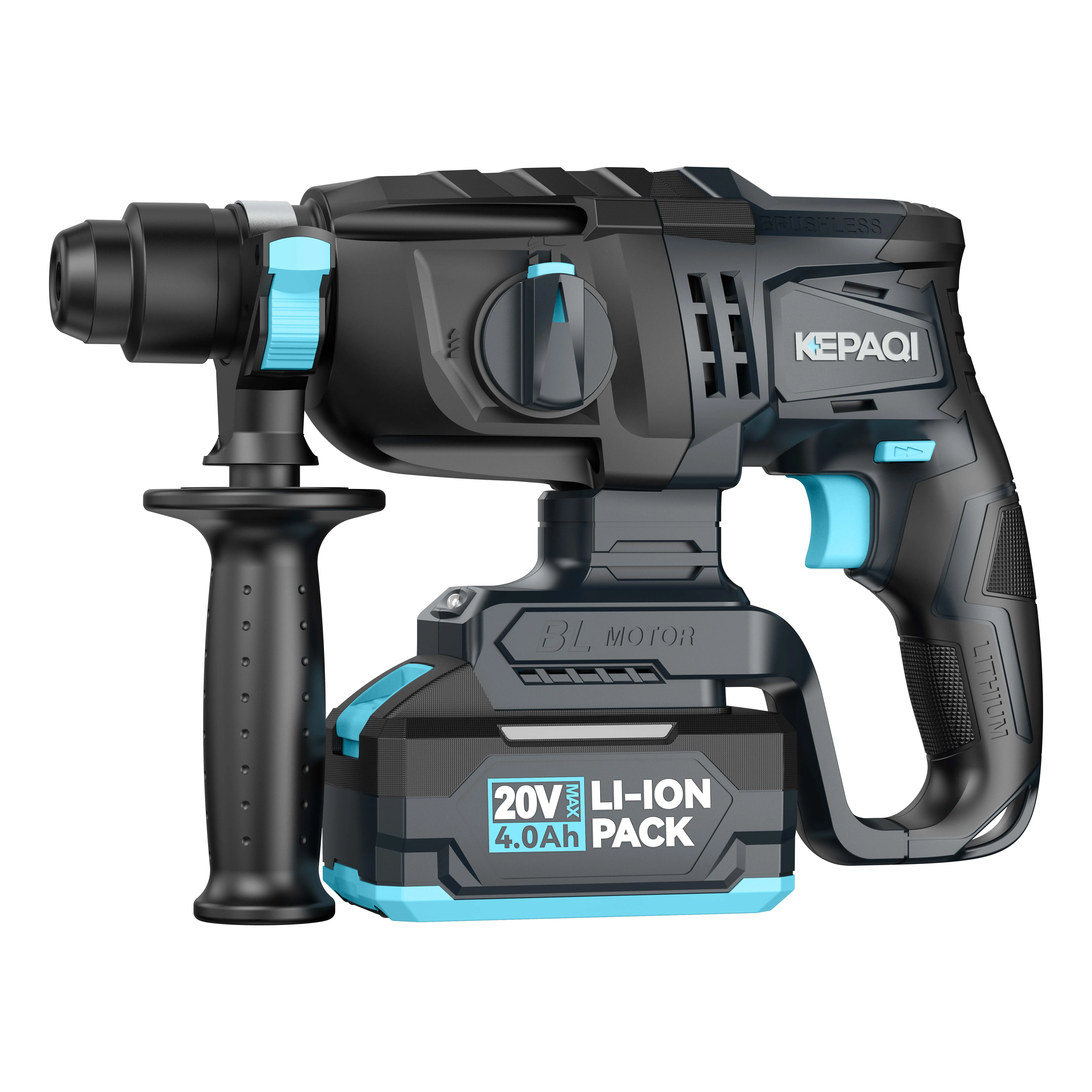 20V brushless Rotary hammer KEPAQI  high quality 20mm