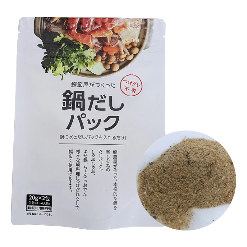 Dried bonito flakes convenient good flavor seasoning instant soup powder