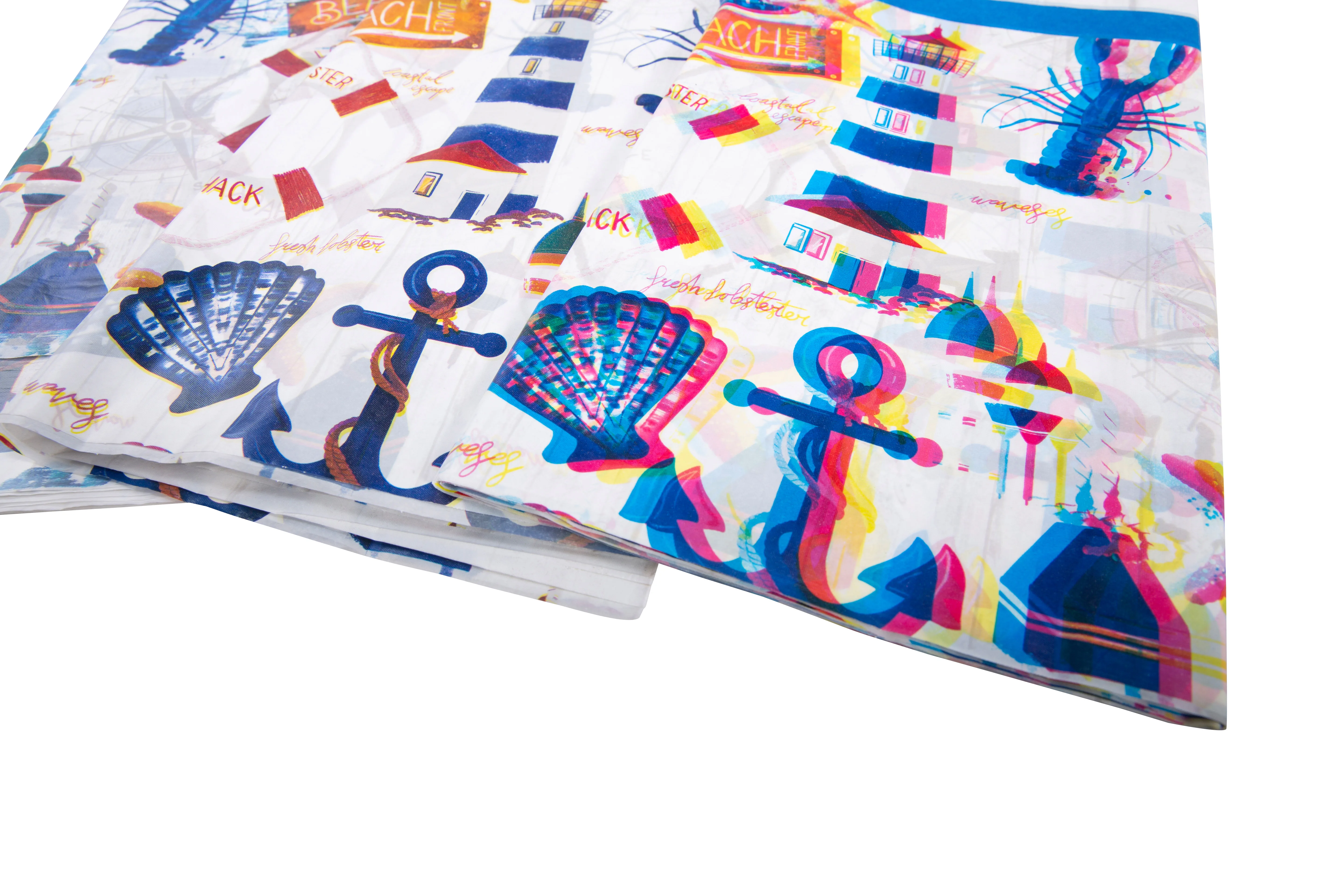 New Customizable PVC/EVA waterproof printed plastic table cloth roll