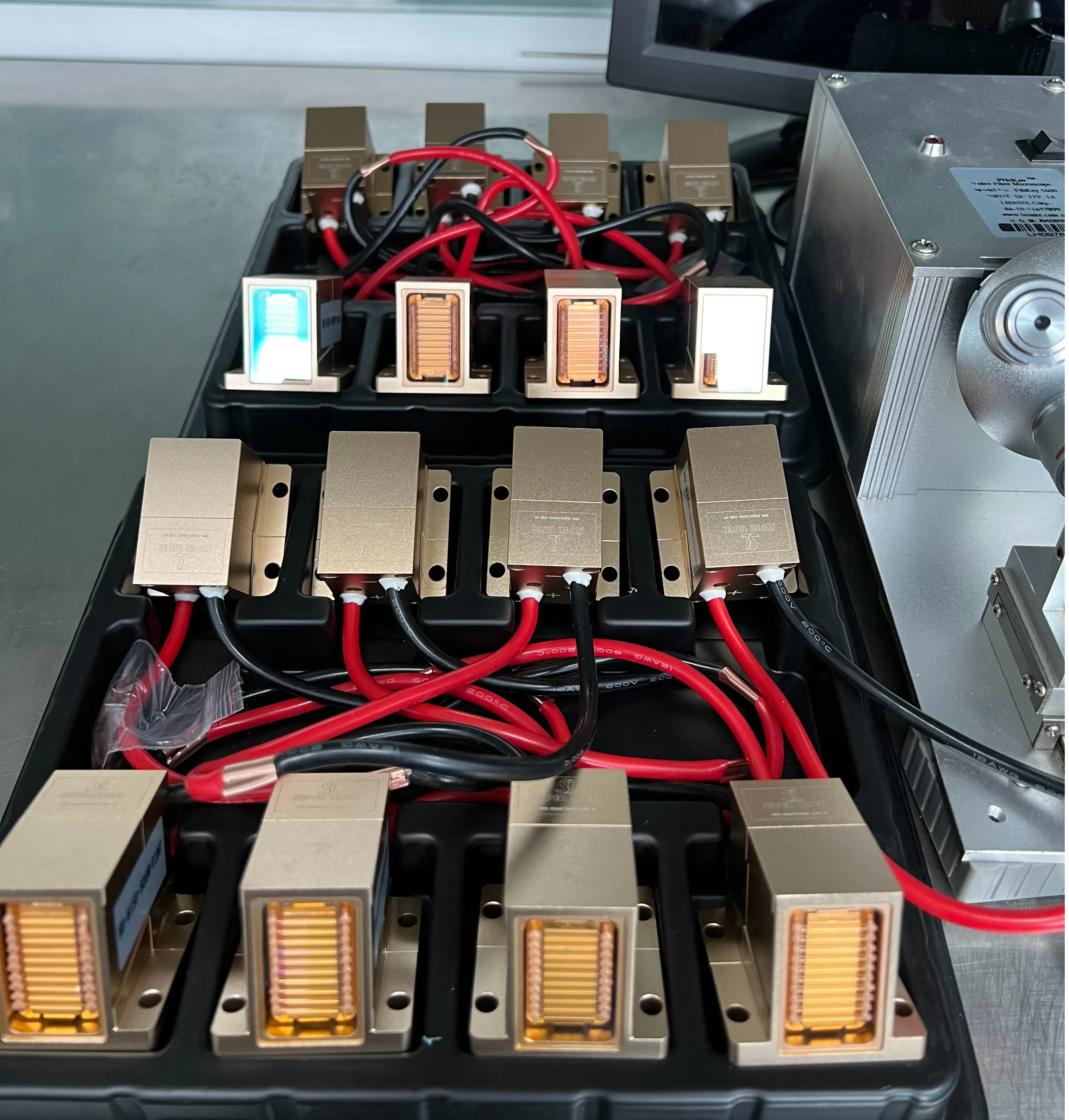 laser diode 808/810nm laser bar stack 6-18 head laser beam 300-1800W light part mobile spa equipment accessory