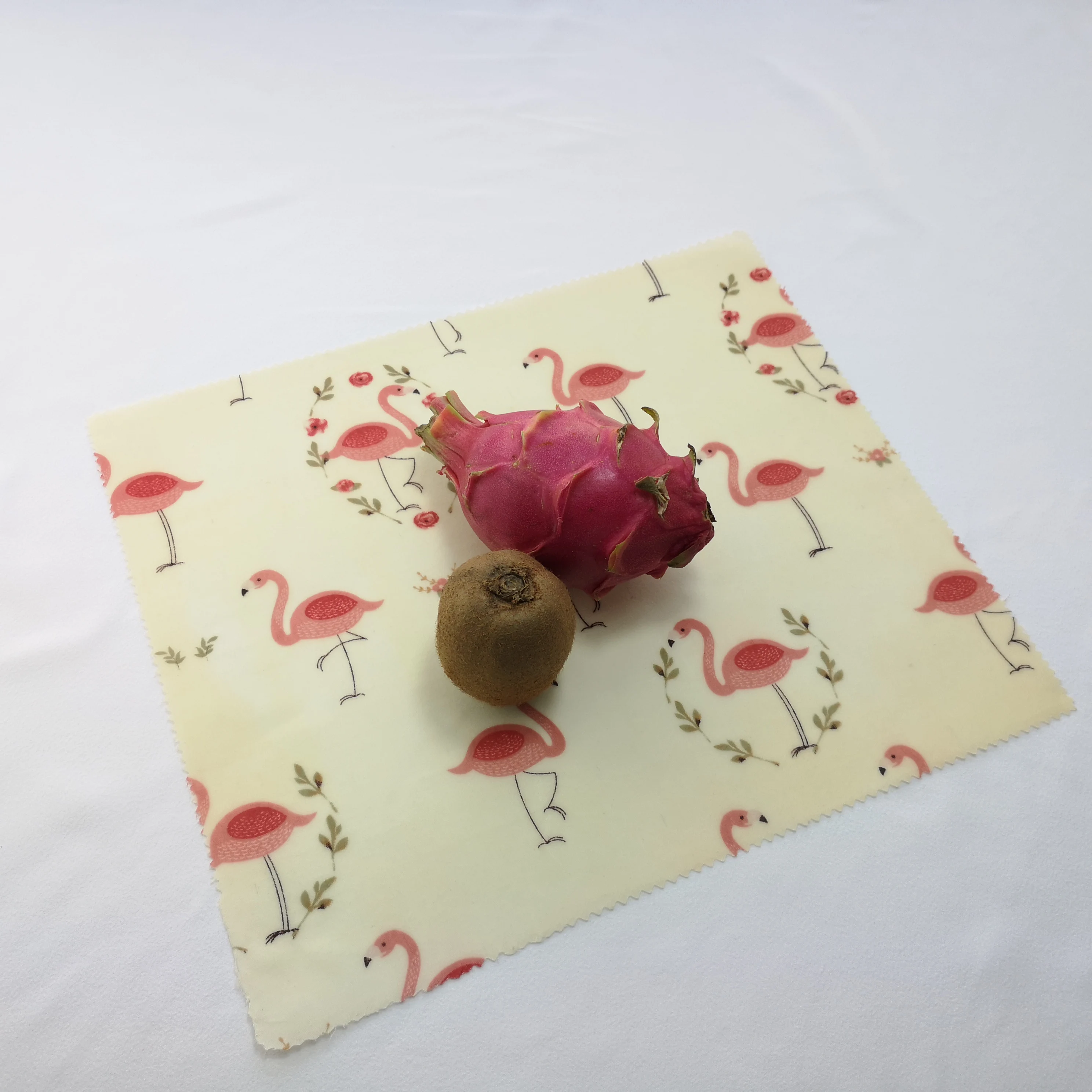 Sandwich Lunch Bags hot Selling Biodegradable Natural Organic Cotton Fabric Beeswax reusable Food Wraps