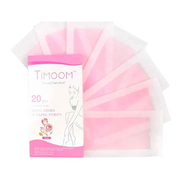 
Professional Waxing Strips Cold Wax Strip for Hair Removal Home and Travel Use 