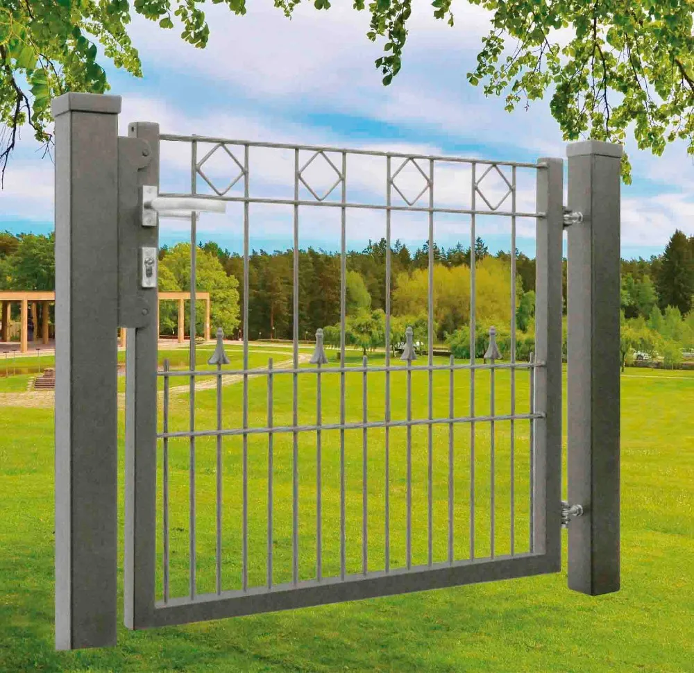 Customized Easily Assembled Morden Garden Gate Decorative Outdoor Garden Fence Gate