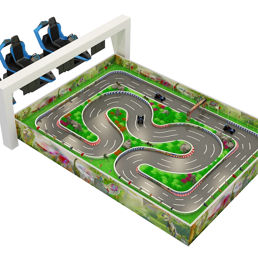 Most Popular AR Real scene Racing Simulator Machine For Sale Made In China