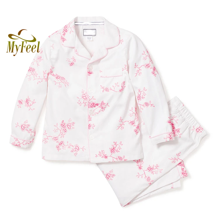 
Лидер продаж, детские пижамы, производитель цветочных пижам для девочек, мягкие и удобные хлопковые летние пижамы для детей 