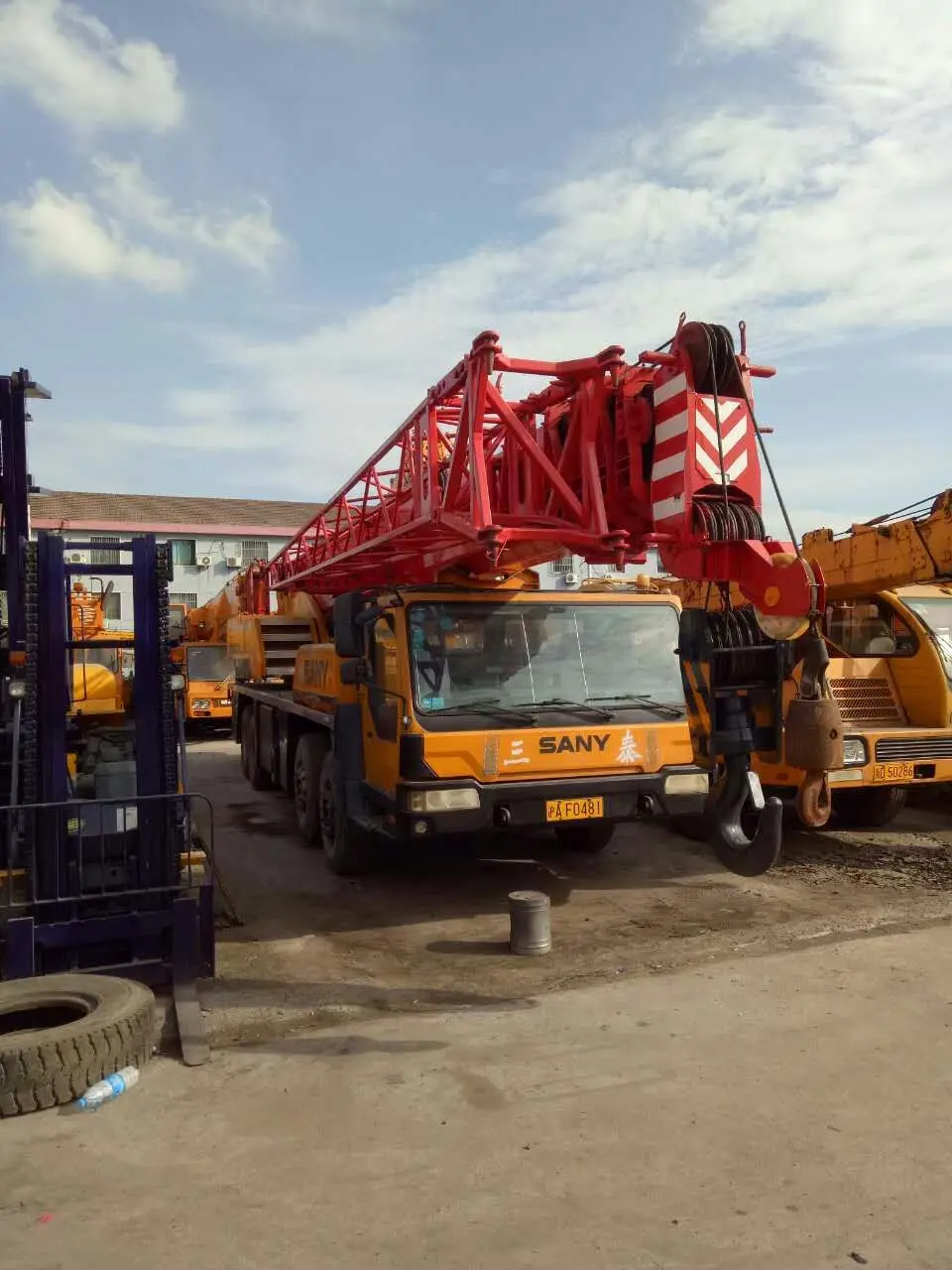 Best Selling Sany 50 Ton Truck Crane Telescopic Boom Hydraulic Folding Boom Crane